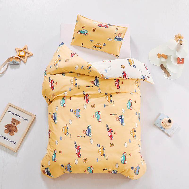 A类休60s支纯棉幼园被儿子六件套儿童全棉无品牌/三床件套垫被套