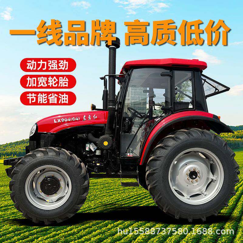 东用方红204ODZ拖0拉机大马力轮式驱六缸四16+8梭式水旱两旋耕犁