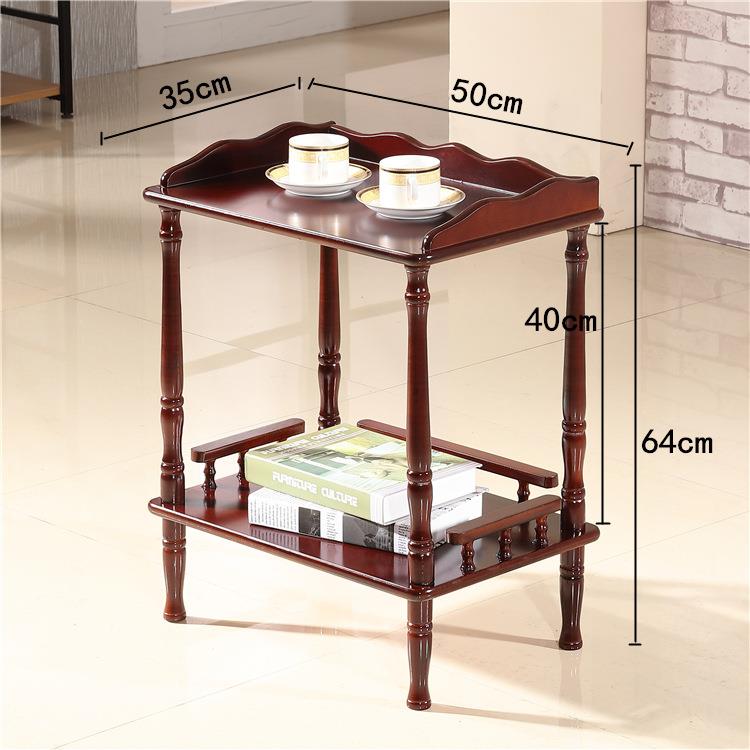 新中式小茶几边桌HJC-6几沙发边茶架几棋牌室茶水茶楼茶动几移实