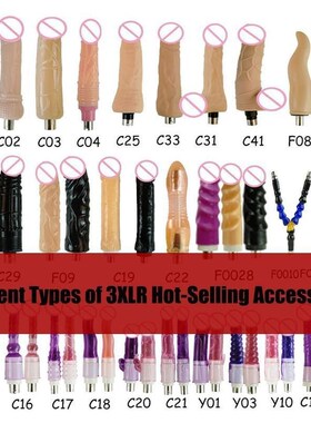 FREDORCH 3XLR Machine Attachements For Women Different Love