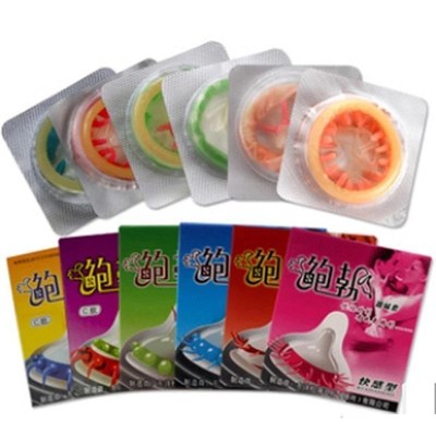 10PCS Condoms G-spot Vaginal Stimulation Condom Penis Sleeve