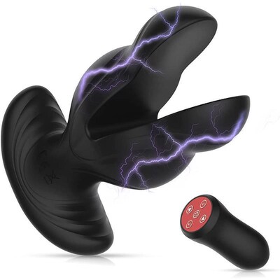 Electric Shock Anal Butt Plug Vibrators man Prostate Massage