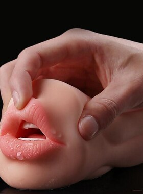 Male Masturbator Cup Heating Vibtrators Realistic Mouth Oral
