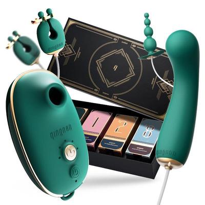 4 in 1 Woman Sex Toy Sucking Vibrator Nipple Clip Vibrating