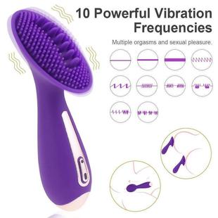 10 Modes Dildo Tongue Vibrator Nipple Massage Clitoris Stimu