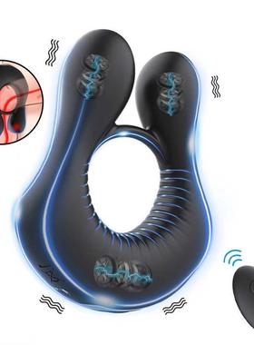 Male Vibrating Penis Cock Ring Delayed ejaculation Wireless