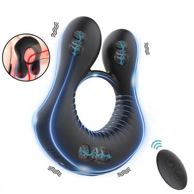 Male Vibrating Penis Cock Ring Delayed ejaculation Wireless