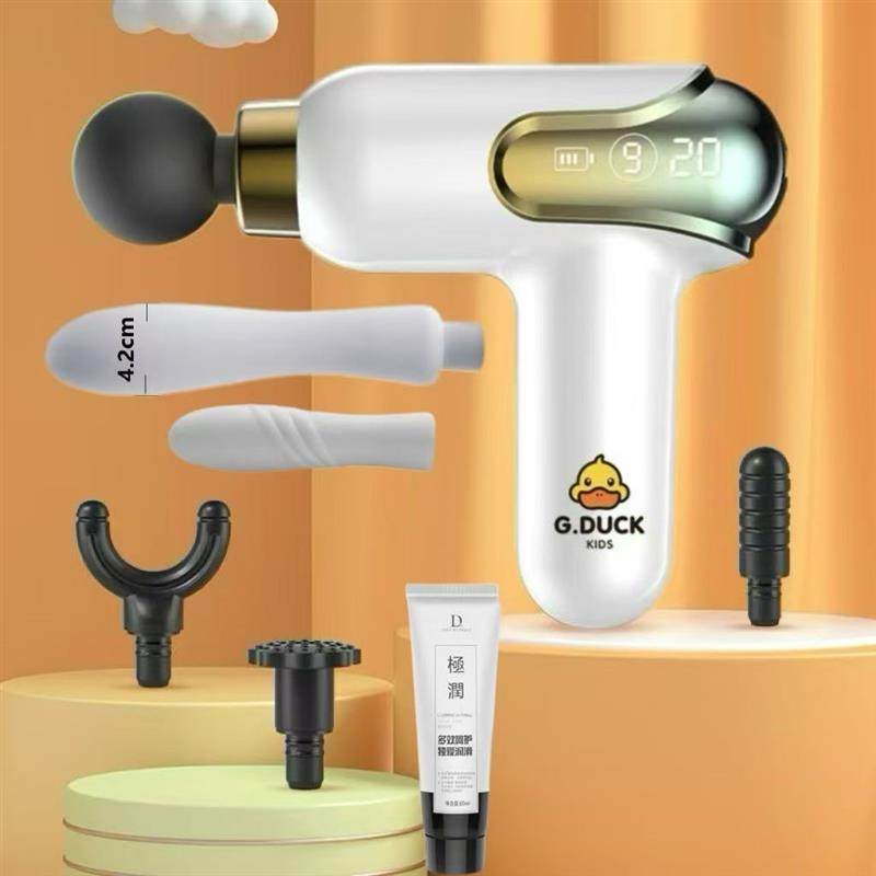 筋膜枪改装加长头多功能全自动女用伸缩按摩器电动矽胶改装特殊头