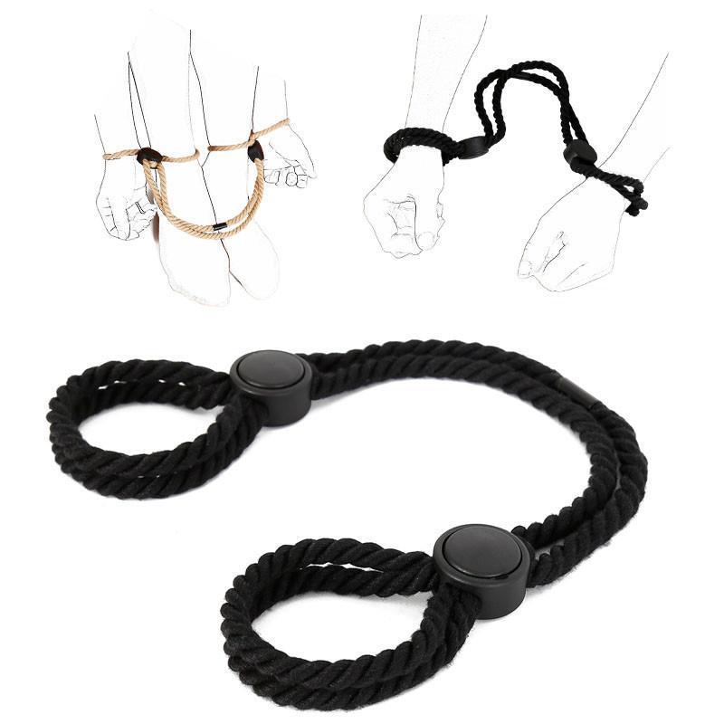 Adjustable Rope Handcuffs Fetish Hand Shackles Bdsm Binding