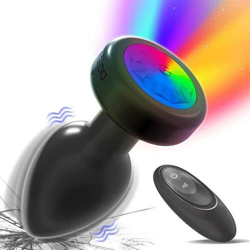 Vibrating Anal Plug Butt Plug Vibrator Prostate Massager Rem