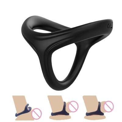 Male Penis Ring Cock Rings Sex Toys For Men Double Silicone