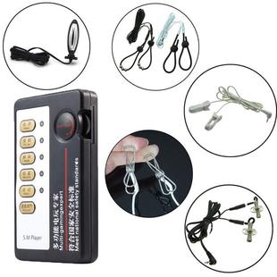 Electro Shock Anal Butt Plug Massage Pad Nipple Clamps Elect