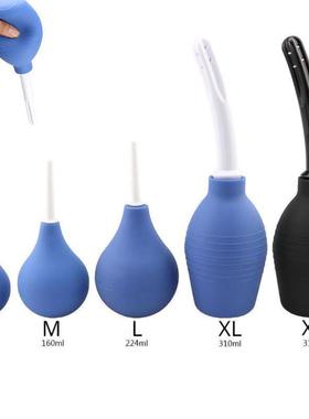 Enema Rectal Shower Cleaning Silicone Blue Ball Vaginal and
