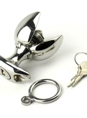 2022 NEW Stainless Steel Anal Lock Openable Anal Plug Dilato
