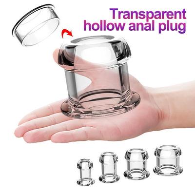 Hollow Anal Plug Butt Plug Anal Dilator Anus Tunnel Expansio