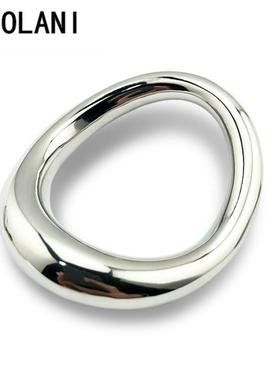 6 Sizes Stainless Steel Cock Ring for Men Curves Cockring St