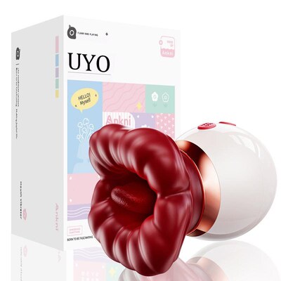 Rose tongue licking vibrator sucking clitoral orgasm stimula