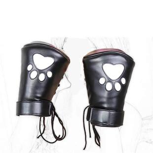 BDSM Bondage Gear Kit Fetish Fist Mitts Pony Play Slave Mitt