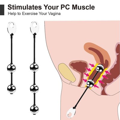 Erotic Weighted Vaginal Egg Geishaball Kegel Exerciser Metal