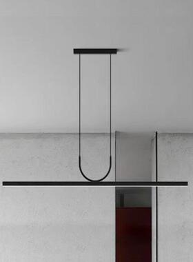 现创代简约长条餐厅吊家灯用设计客厅LED装饰灯意性书房吧HMDD333