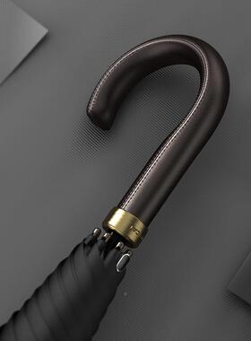 LC7YCAT男长8骨柄12O0超大伞面商务防风直柄伞女士自动双人抗风雨