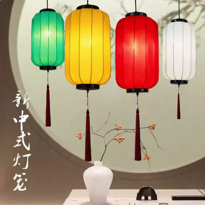 中式火锅店走廊广告连串古风灯笼景区防雨防晒网红古风灯笼墙装饰