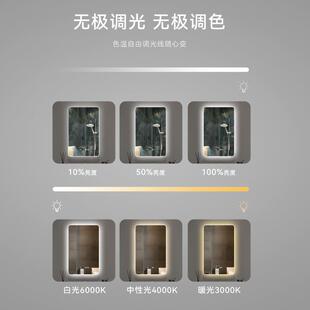 高清浴室镜洗浴手间智光能触浴室镜摸298三色化妆室镜子除雾智能