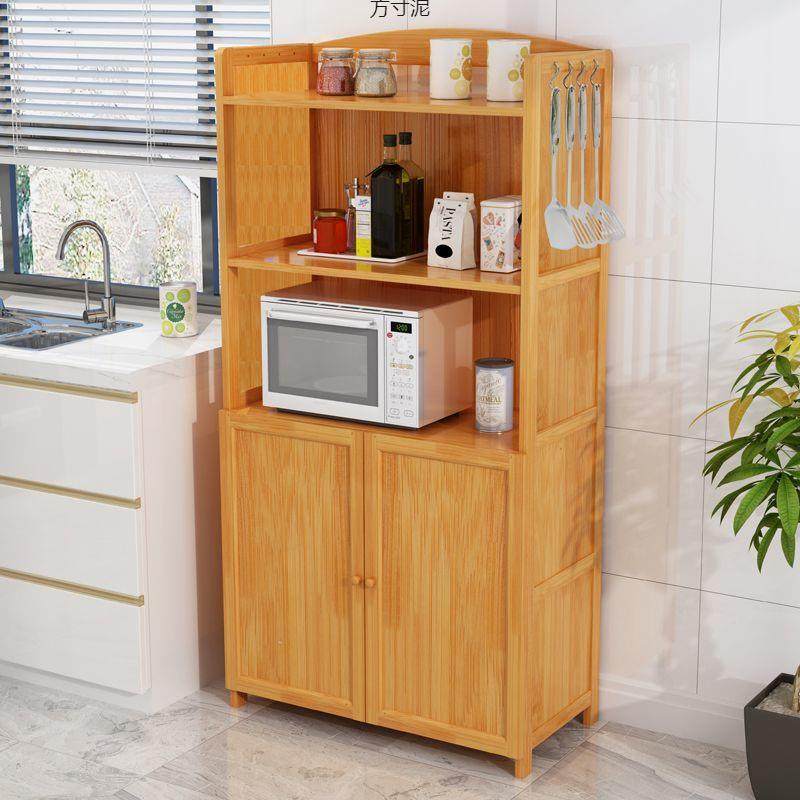 房物整理收纳微波炉置架柜储物柜子有门BFB落地厨多层实木架带门,标准件/零部件/工业耗材,车间地垫,淘宝优惠券,粉丝福利购,淘宝优惠卷
