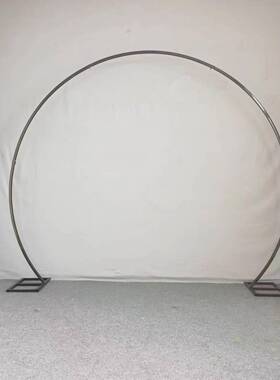 婚庆道具舞台背景架花456456背景铁婚艺装饰架金色门礼圆形拱架子