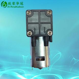 负微型真活空泵抽气塞泵24V小型气泵电11112V真空吸气泵直流动压