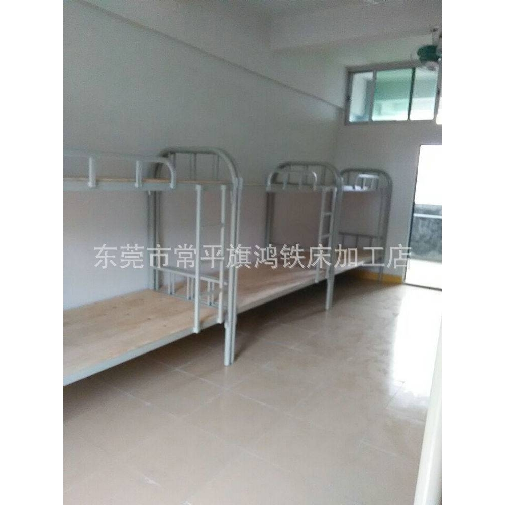 50圆管加厚双层铁床 员工宿舍组合上下铺  加厚料包送货