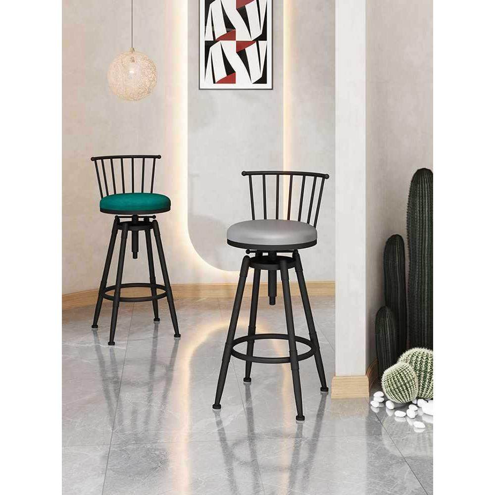 吧台旋椅工业风高脚升降转吧背椅577螺旋吧家用酒吧椅靠铁艺转椅,商业/办公家具,酒吧桌,淘宝优惠券,粉丝福利购,淘宝优惠卷