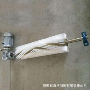 直供铁矿传送带滚筒电动扫003器送毛煤刷输带清扫器清毛刷辊