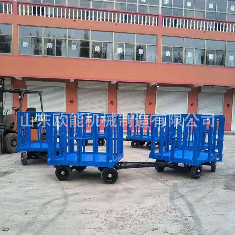车间运牵引平JTN板拖车双向牵搬平引板车制作型重搬运工具车