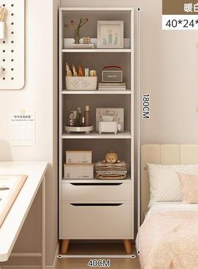 书HQF架置架易落书地客厅收纳架书桌旁窄缝储物柜简柜子靠墙物家
