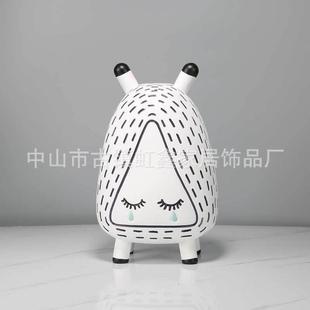 现代约卡通童房摆MII件雕潮玩儿家居软装设计桌面客塑厅酒店样板