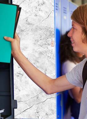 C501贴-ORU504亚马逊储物柜装饰磁性贴学校储柜物彩色装饰磁吸T贴