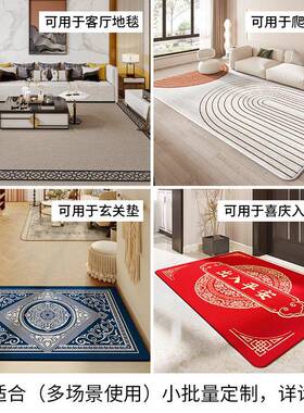新刮款跨境入垫户门地垫除尘沙脚QZE简约进门耐地毯防滑玄磨关垫