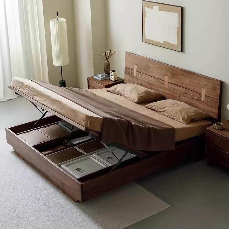 北悬美黑胡木全实木床现代简约1.8米SMC-078双桃人桃浮床樱木高箱,美容美体仪器,其它面部美容工具配件,淘宝优惠券,粉丝福利购,淘宝优惠卷