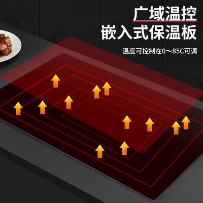 嵌入式食自物保温保加板饭菜热板商用温台板食物LFA保温灯助餐保