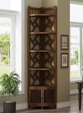 转角置书架客厅转角柜墙角柜餐厅落柜角TGR沙发三角柜边架角柜物