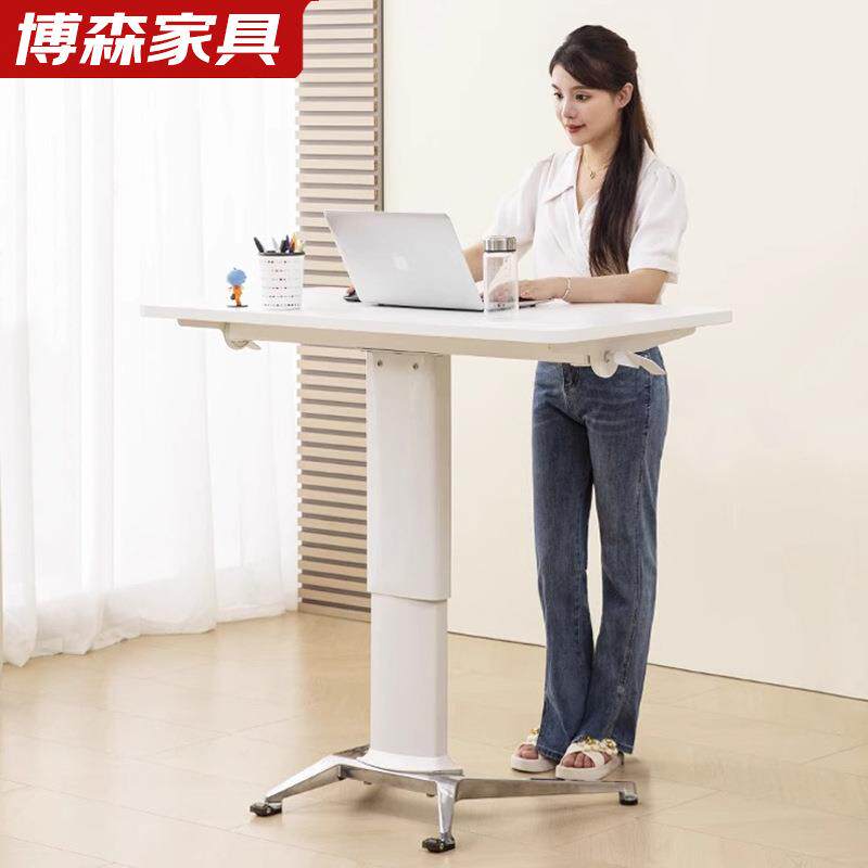 画升降学桌家用书桌电504脑桌可折叠桌翻转儿童作业桌习卧室绘写