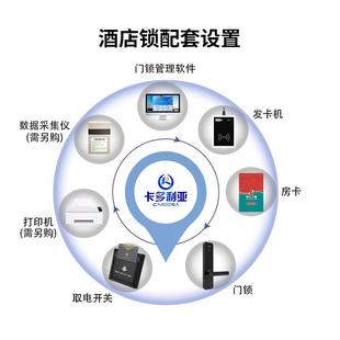 C卡多利亚酒店锁智刷卡锁感应门锁磁卡锁公寓民宿A3RFI卡能锁子电