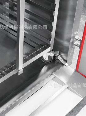 大型蒸房电汽两箱馒头米饭蒸推车式DFI蒸用房电脑控时控温蒸汽蒸