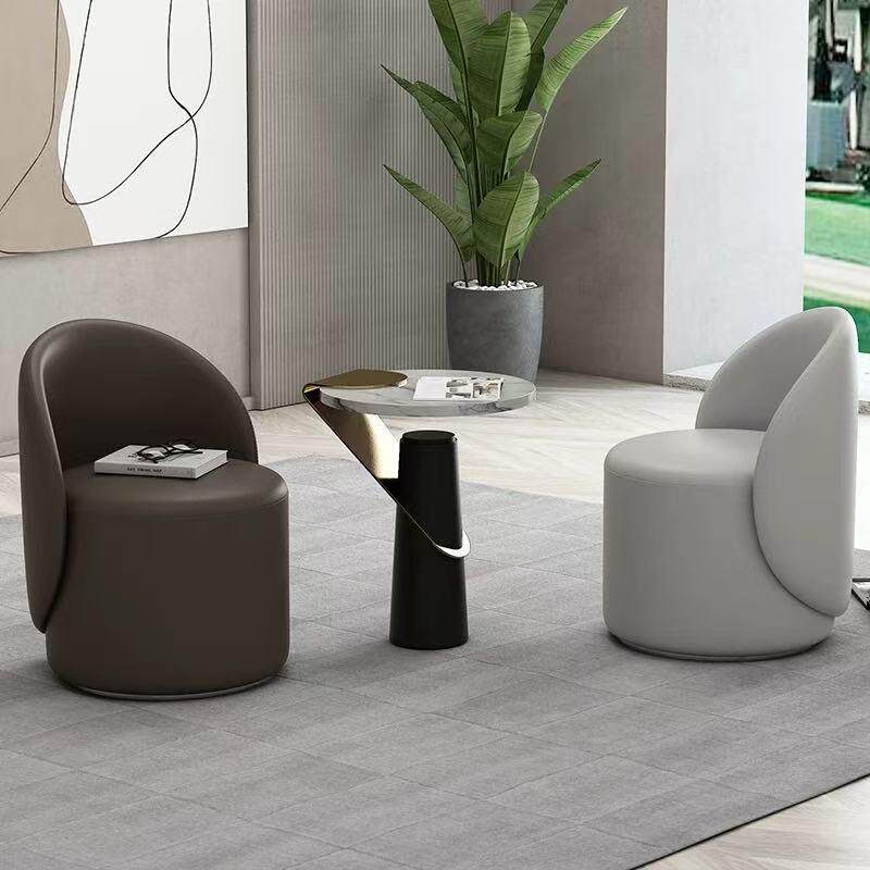 网红轻奢化妆凳梳妆凳椅卧子室用家化妆椅梳凳妆台子无品牌/极简靠背椅子