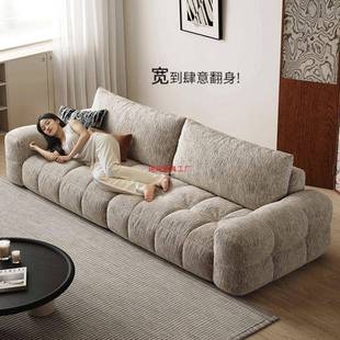 友宝尼法复古花棉糖云尼朵雪尔布艺沙发客式厅小户型直XII排绒布