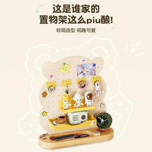 明家具厂桌UYF面洞洞板置物架立式免打孔家用童学书桌工儿位习峥