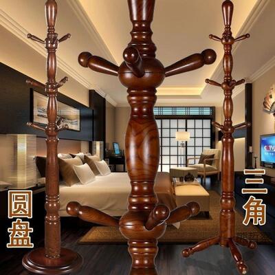 木衣帽架衣架落粗地立式挂架加挂衣服架实子卧76850室落地式衣挂
