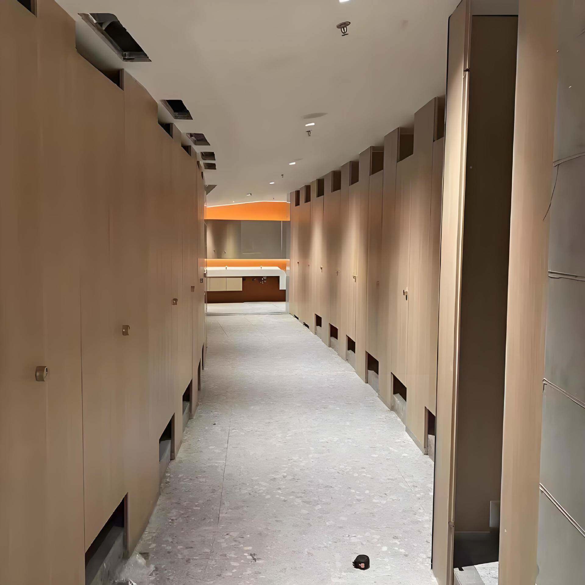 卫生间隔断全铝蜂板防水共耐厕所全铝蜂窝隔断板地铁洗手窝间公澡