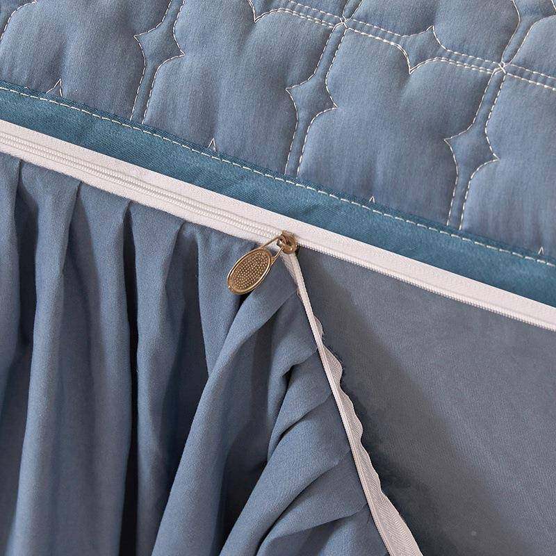 纯色夹棉F5M67920加四厚床罩带裙边可拆卸床裙二合一单20件25新款,床上用品,床裙,淘宝优惠券,粉丝福利购,淘宝优惠卷